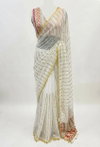 Mona Georgette With Heavy Embroidery Thread And Sequence Work Party Wear Saree Online Wholesale